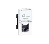 Legrand 0 765 62 RJ-45 Color blanco - Toma de corriente