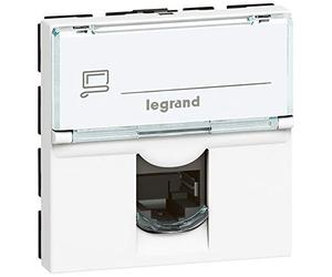 Legrand 0 765 64 RJ-45 Color blanco - Toma de corriente