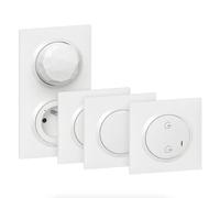 Legrand 004266 - Kit de iniciación para conectar una primera pieza con 4 productos Dooxie con Netatmo y placa, color blanco