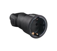 Legrand Base de enchufe profesional 050197 – 2p+t 16 A, 3680 W 230 V, caucho negro