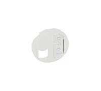 Legrand 068291 Céliane - Tapacubos para toma simple para red óptima, color blanco, 10 unidades