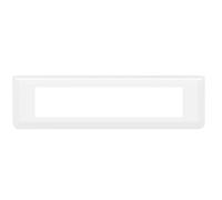 Legrand 078810L Mosaic - Placa de acabado horizontal para 10 módulos, color blanco