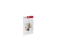Legrand 300431 - Juego de 6 tomas de corriente 2P + T, superficie Dooxie completa, color blanco