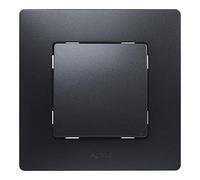 Legrand 396491 Pulsador de pared Niloé Monoblock 6A Mecanismo Completo Negro