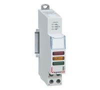Legrand 412934 - Piloto LED CX3 triple, 230 V ~ 400 V~, rojo y amarillo y verde, 1 módulo.