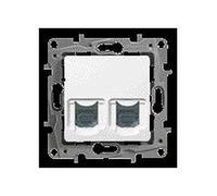 Legrand 664774 Niloe 2 x RJ45 K6utp ohnesprk UW