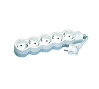 Legrand, 695011 Bases Múltiples Standard - Regleta con 5 enchufes, cable de 1,5mts de la gama ‘Standard’, 5 tomas corriente, color blanco