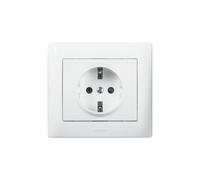 Legrand 771063 toma de corriente tipo f blanco