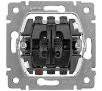 Legrand 775814 Pulsador Doble para Persianas Galea Life, 10 A - 230 V - 50/60 Hz