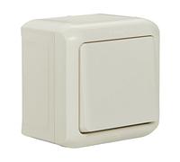 Legrand 782365 forix 4000900290 - Pulsador salpicaduras (IP44), para montaje en la pared, Gris