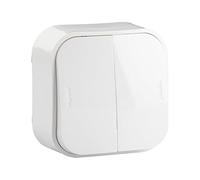 Legrand Interruptor de pared 782406 – doble, blanco