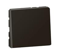 legrand 99447 Interruptor luminoso con indicador Mosaic Easy-LED 6A 2 módulos Mat-99447, negro mate