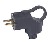 Legrand Bases Y Clavijas 050252 - Clavija 2P+T Con Tirador Negro