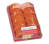 LEGRAND Batibox Multimateriales - Caja empotrada - Rigidez reforzada - Para yeso, madera contrachapada, chapa, ladrillo - Profundidad 40 mm - Diámetro de perforación 67 mm - 1 poste - Lote de 10