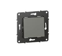 legrand BTAL01CD - Interruptor o vaivén, 10 A con conexión a terminales automáticos, acabado en nube, BTAL01CD, nube