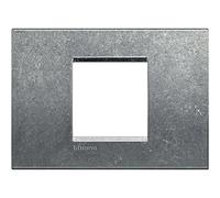 Legrand - Bticino livinglight - Placa 2 módulos centrado native
