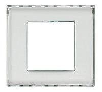 Legrand - Bticino livinglight - Placa 2 módulos kristall