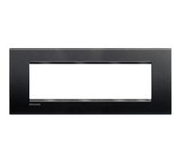 Legrand Bticino Placa Livinglight 7 módulos antracita