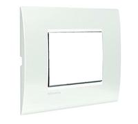 Legrand Bticino Placa Livinglight Air 3 módulos Blanco
