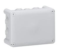 Legrand - Caja de conexiones rectangular - 180x140x86 mm - Cierre Plexo 1-4 vueltas - Gris
