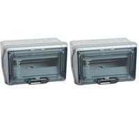 Legrand Cajas Modulares Din 601998 - Caja Mod. Estanca Ip65 8 Mod (Paquete de 2)