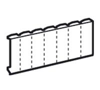 Legrand cajas modulares din - Obturador 18 módulos blanco
