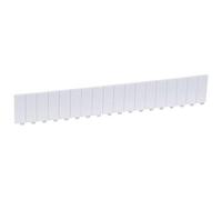 Legrand cajas modulares din - Obturador gris 18 módulo separable