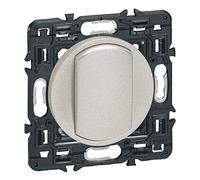Legrand Celiane LEG99770 - Interruptor sencillo o basculante (10 A), color titanio