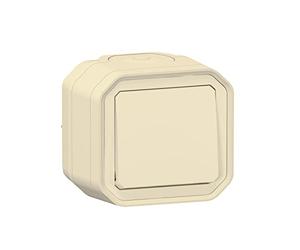 Legrand - El interruptor bidireccional o bidireccional impermeable Plexo 10A se entrega completo para montaje en superficie