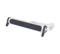 Legrand Enchufe Automático Premium 4x2P+Tierra 1,5m Negro-Blanco (Enchufe Europeo) - 049440 [5 Piezas]
