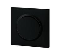 LEGRAND | Interruptor de ida y vuelta 10AX Dooxie, negro, instalación empotrada con placa de acabado cuadrado, fácil colocación gracias a las garras, conexión rápida sin herramientas