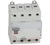 LEGRAND Interruptor Diferencial, 4P, 40 A, sensibilidad de 30mA, clase AC, DX3, 411661E