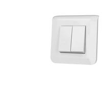 LEGRAND | Interruptor doble o va-to-to-viene, mosaico, permite controlar dos circuitos luz, conexión rápida sin herramientas por terminales automáticos, viene completo con placa y soporte de montaje