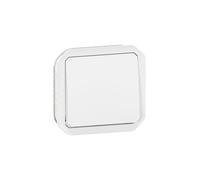 Legrand - Interruptor o conmutador 10A - Plexo - Estanco IP55 - Control de iluminación componible para instalar con caja o marco - Blanco - 069611LE
