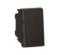 Legrand - Interruptor o de ida y vuelta Mosaic Easy-Led 10A 1 módulo - negro mate