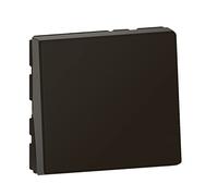 Legrand - Interruptor o de ida y vuelta Mosaic Easy-Led 10A 2 módulos - negro mate