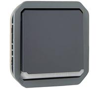 Legrand - Interruptor o indicador impermeable Plexo 10A para equipar una carcasa o placa soporte acabado antracita
