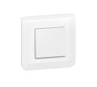 LEGRAND | Interruptor O Vaya-Fuente, Mosaico, Fijación De Garras, Placa Blanca Nuevo Diseño, Conexión Rápida Por Terminales Automáticos