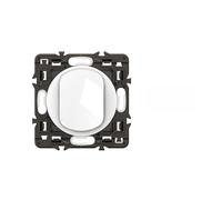 LEGRAND - Interruptor simple o de ida y vuelta - 10 A - Control de iluminación completo - Listo para instalar con una placa - Blanco - Lote de 10 unidades
