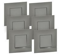 Legrand - Interruptores de Ou Va-y Vaint Altège 10A Livrés Incluye Placas Acabado Nuage - Lote de 6 - Btal61Cl