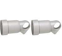 Legrand LEG50106 Annela - Enchufe hembra (2 pines y toma de tierra, 16 A, con anilla) (Paquete de 2)