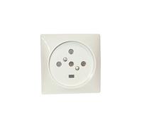 Legrand LEG90138 Plexo - Toma de corriente empotrable (3P + T + N, 20 A) | 20 A 3P+N+T, empotrado o saliente, 80 x 80 mm, blanco RAL 9010, eclips de protección infantil, plástico libre de halógenos