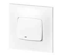 Legrand leg91322 Neptune - Interruptor/Conmutado luminoso, 2300 W, 230 V, color blanco
