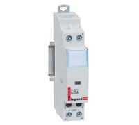 Legrand LEG92703 - Contactor de alta potencia (1 módulo, 230 V, 25 A, bipolar, 2o)