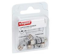Legrand LEG92922 - Juego de 3 cartuchos de fusibles (10 A, 8,5 x 31,5 mm)