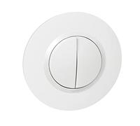 Legrand leg95051 VV BLC CPT dooxie Interruptor doble o conmutado (completo blanco Deco