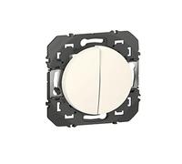 Legrand leg95201 VV 10 A BLC dooxie Interruptor doble o conmutado blanco Composable