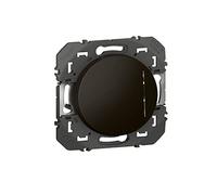 Legrand leg95267 pouss Lum Compo pulsador dooxie Simple con piloto luminoso (6 A 250 V ~, acabado noir-emballage Blister