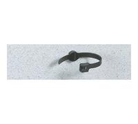 Legrand LEG98491 10 - Base de clavija para abrazaderas (interior y exterior), color negro