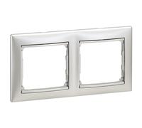 Legrand Marco 2 Elem Aluminio Brillante 770152